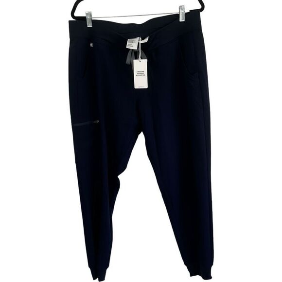 Figs Zamora Jogger Scrub Pants Women’s Size XL Navy Blue Medical Nursing NWT new - Picture 1 of 10